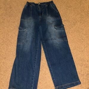 Women's High Rise Blue Jeans